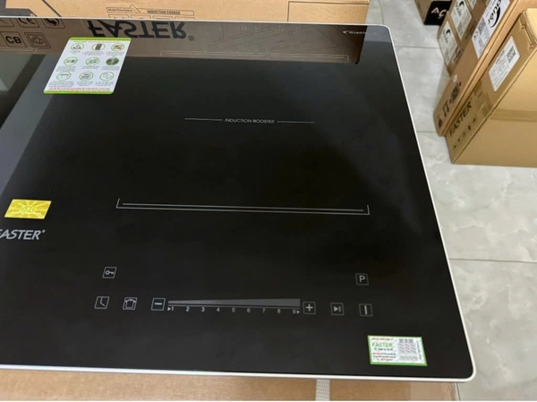 Bếp từ đôi Faster 636i| sôi liu diu| công nghệ inverter tiết kiệm điện