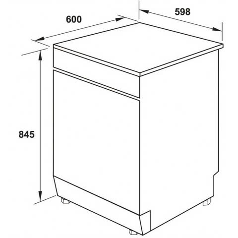 Máy Rửa Chén Hafele HDW-F60G 535.29.590