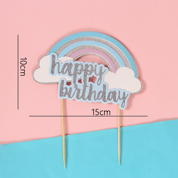 Que cắm HPBD cầu vồng NHŨ xanh