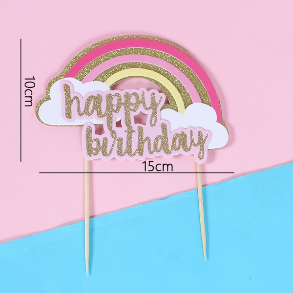 Que cắm HPBD cầu vồng NHŨ hồng