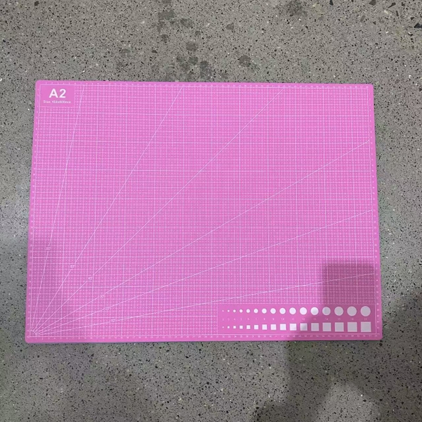 Bảng lót đất nặn A2  size 2,5mm*45*60cm mix màu