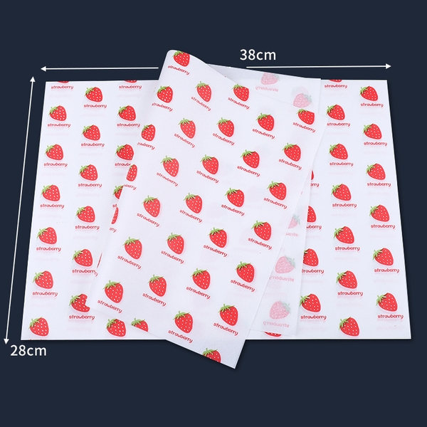 Giấy lót hoạ tiết TRẮNG size 38*28cm bịch 50 tờ (GIAO NGẪU NHIÊN)