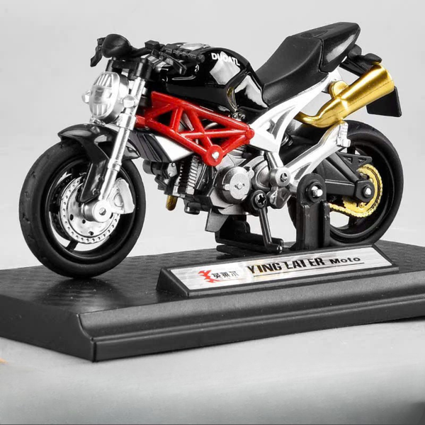 Đồ chơi trang trí xe Ducati màu đen
