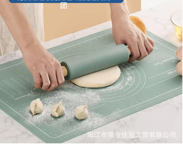 Cán bột silicon tay gỗ size 30cm