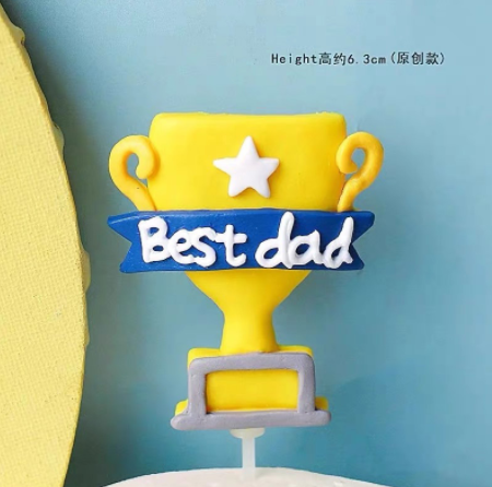 Que SLC kute cúp vàng BEST DAD
