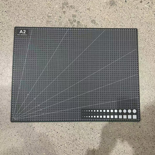 Bảng lót đất nặn A2  size 2,5mm*45*60cm mix màu