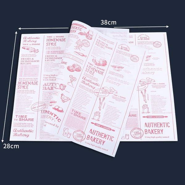 Giấy lót hoạ tiết TRẮNG size 38*28cm bịch 50 tờ (GIAO NGẪU NHIÊN)