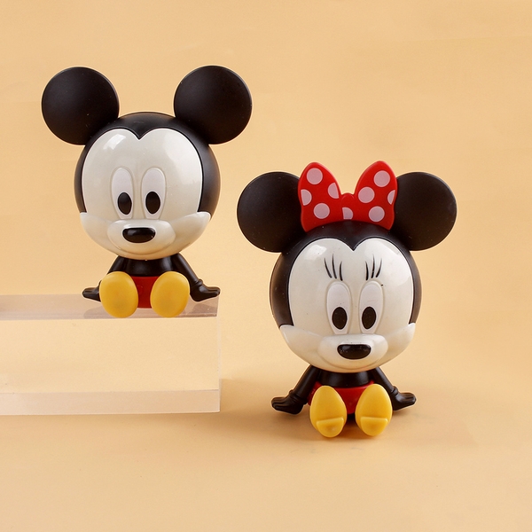 Đồ chơi trang trí Cặp Chuột Mickey Minnie Ngồi