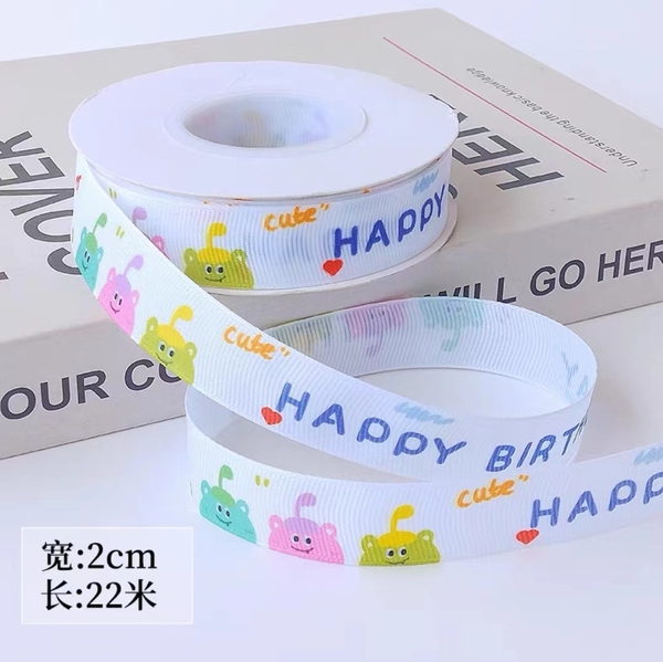 Rb vải sần  Hpbd 3 con gấu sắc màu CUTE khổ 2cm*22m