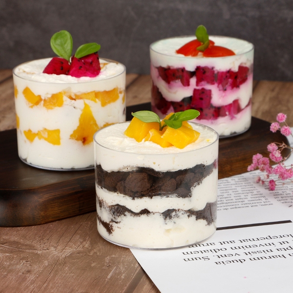 Set 100c Ly pudding tròn GD 2016 HÀNG L1 (không kèm nắp)