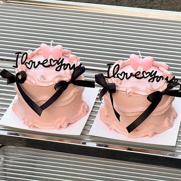 Set 10 chữ i love you mica màu đen