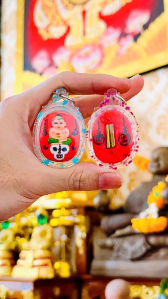 Amulet Kuman cầu lộc số