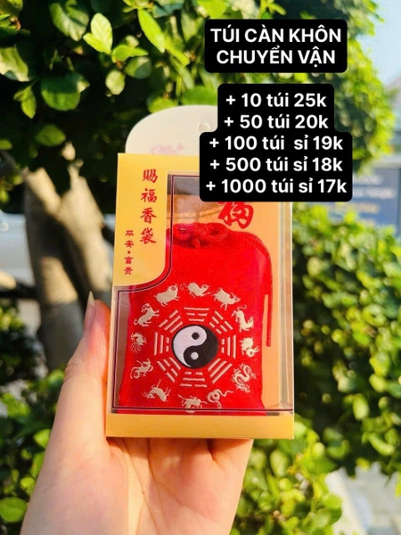 Túi vải may mắn