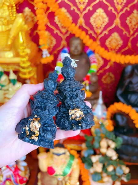 Nến rahu Khuôn nhỏ dát lá vàng