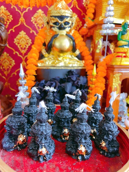 Nến rahu Khuôn nhỏ dát lá vàng