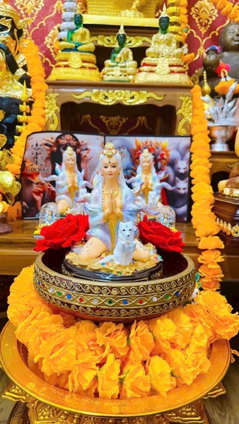 Tượng Hồ Ly 9 đuôi - sư thầy Phép