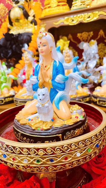Tượng Hồ Ly 9 đuôi - sư thầy Phép