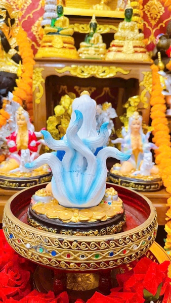 Tượng Hồ Ly 9 đuôi - sư thầy Phép
