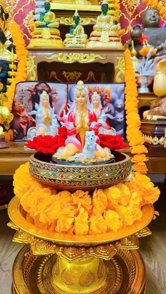 Tượng Hồ Ly 9 đuôi - sư thầy Phép