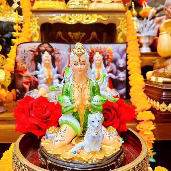 Tượng Hồ Ly 9 đuôi - sư thầy Phép