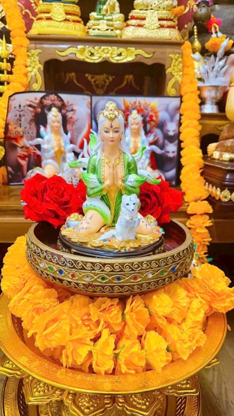 Tượng Hồ Ly 9 đuôi - sư thầy Phép