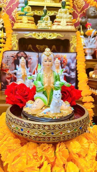 Tượng Hồ Ly 9 đuôi - sư thầy Phép