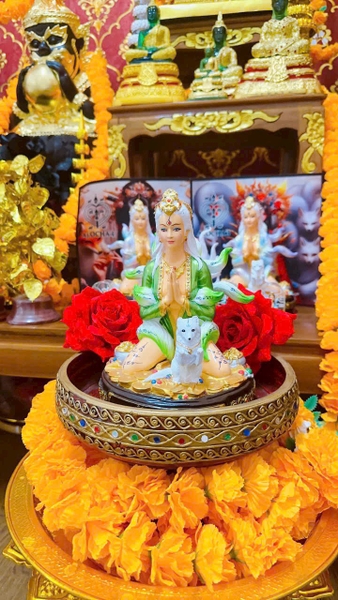 Tượng Hồ Ly 9 đuôi - sư thầy Phép