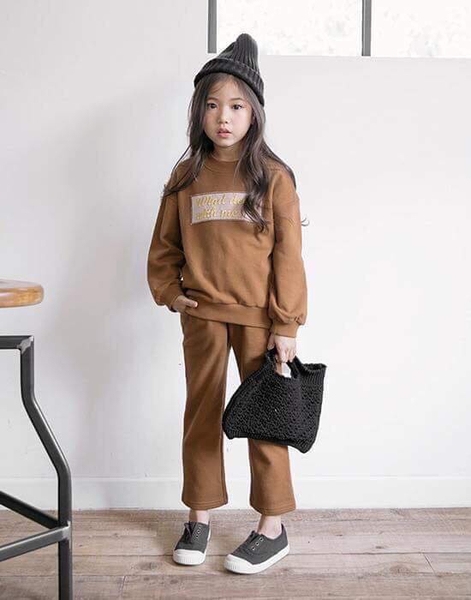 Quần nỉ da cá nâu xuất Hàn