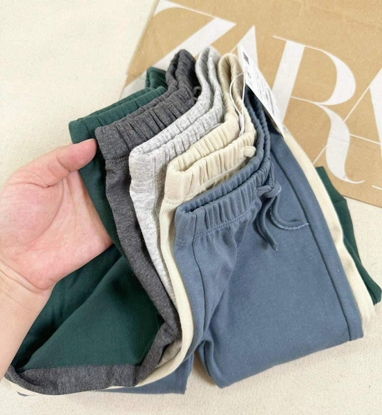 Set 5 quần cotton ZR bé trai thu đông