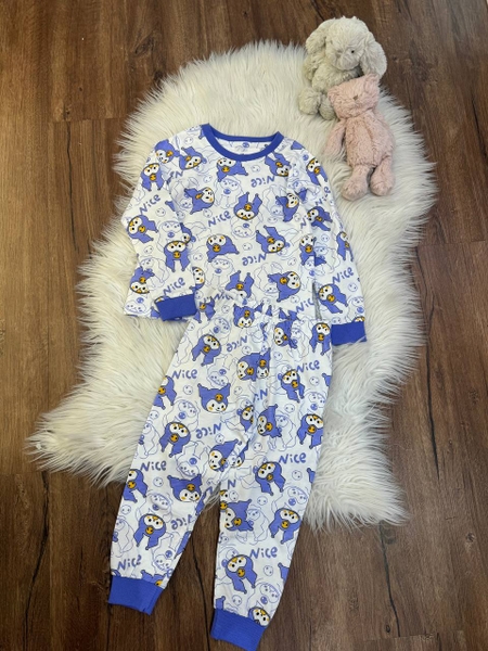 Bộ cotton dài tay hãng H&M 6 mẫu Kuromi và Labubu thu đông 2024