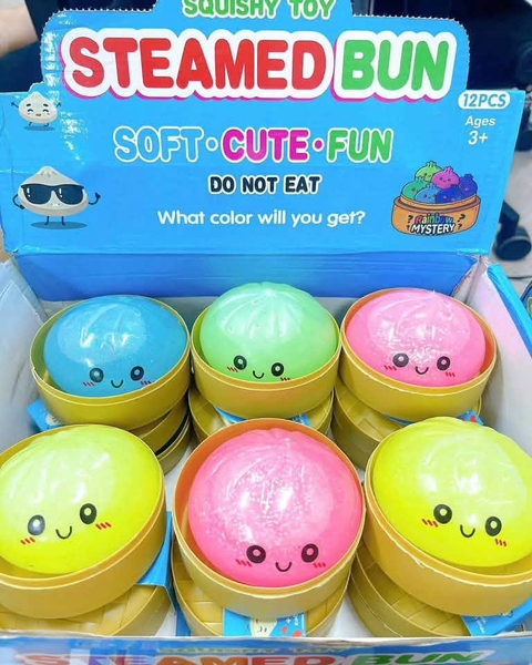 Bánh bao Squishy SIZE TRUNG 8,5cm nhiều mẫu