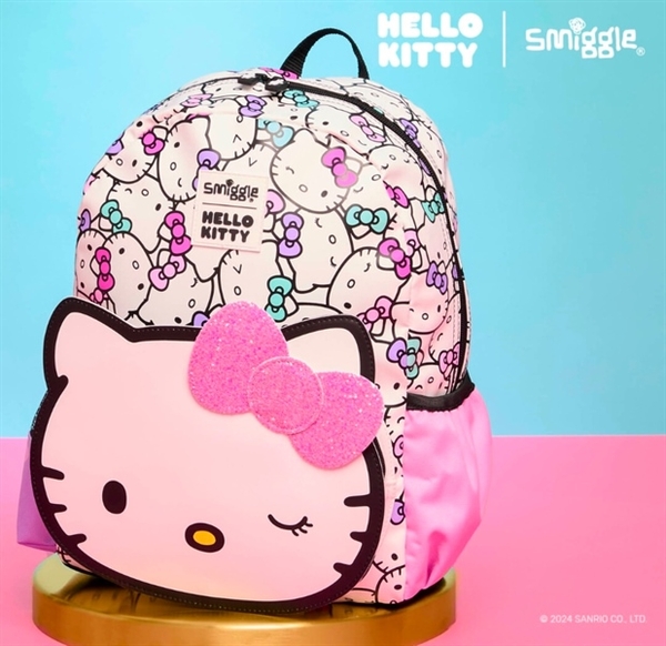 Balo Smiggle mẫu 3D size 36x28cm cho bé trai, bé gái