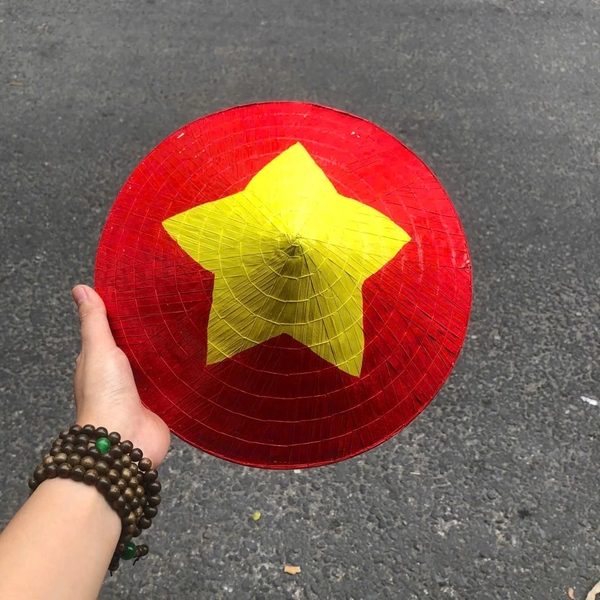Nón lá cờ đỏ sao vàng size 26cm và 30cm