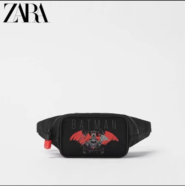 Túi đeo chéo Batman đen bé trai