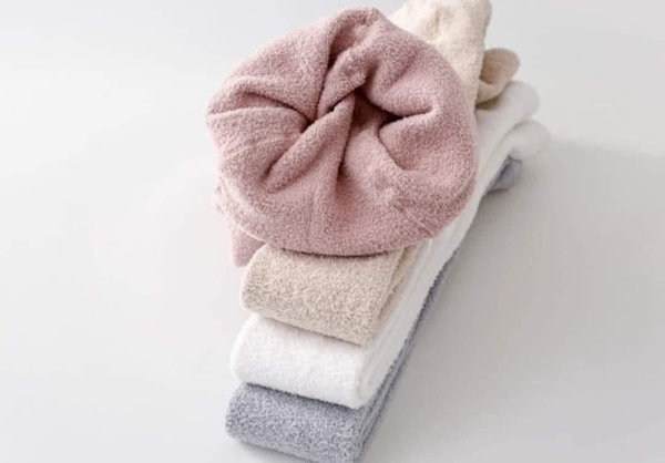 Quần tất lông xù 4 màu be, hồng, ghi, trắng