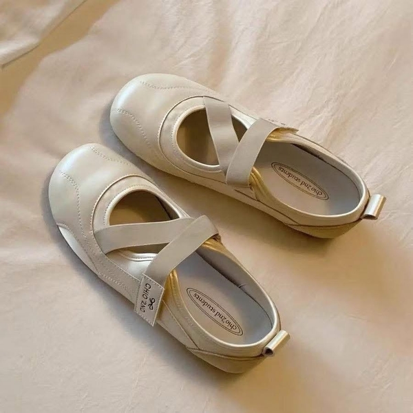 Giày da quai dán mềm Chio’2nd màu be