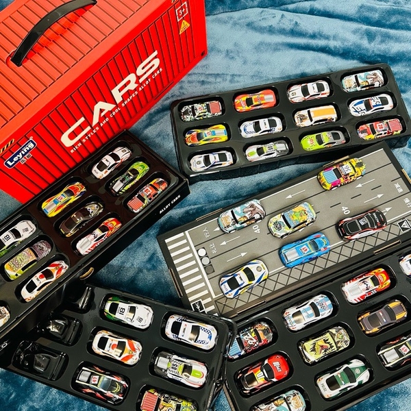 Đồ chơi 48 xe ô tô hợp kim Leying Model Cars