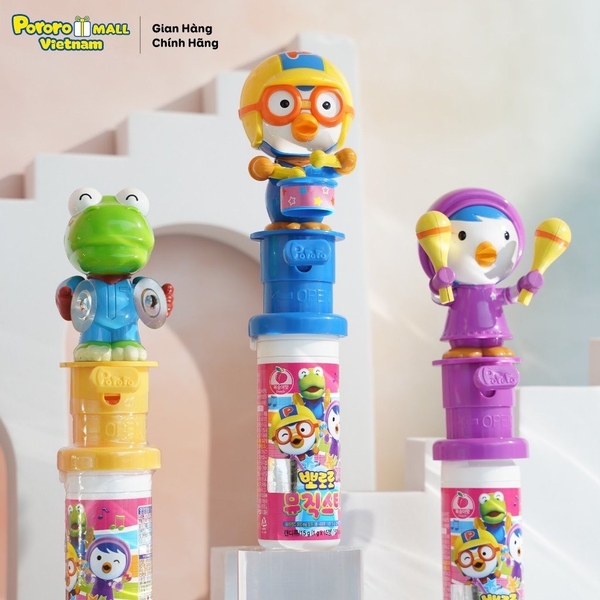 Kẹo Pororo music star vitamin C 3 màu