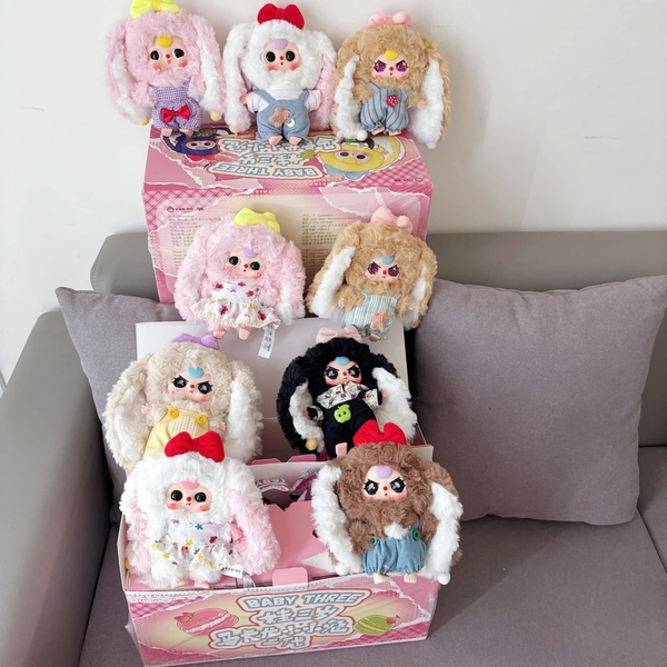 Hộp blind box Baby Three Thỏ Macaron V2
