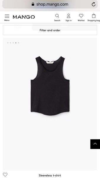 MANGO AUTH - Áo ba lỗ tank Mango 2 màu