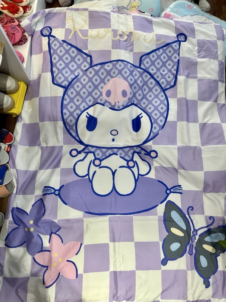 Chăn cotton Sanrio Kuromi, Cinnamoroll, Melody, Hello Kitty size 120x150cm