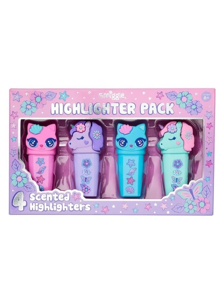 Set 4 bút highlight Smiggle 4 mẫu