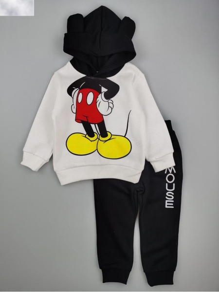 Bộ nỉ bông H&M áo hoodie Mickey, Spiderman 4 mẫu 2022