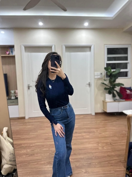 Áo len dệt kim gấu Hàn WHOAU 4 màu