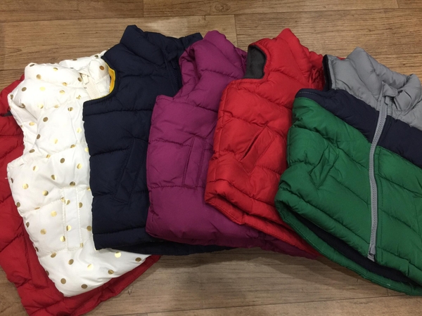 Áo phao gile Oldnavy dư xịn nhiều mẫu bé trai bé gái