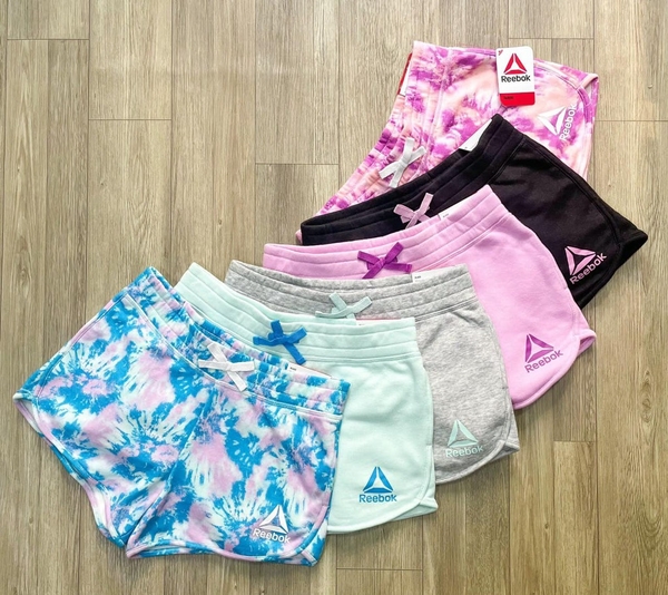 Quần sooc da cá hãng Reebok size đại bé gái 6 màu