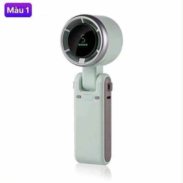 Quạt mini cầm tay gấp gọn 4000mAh 3 màu xanh, đen, trắng
