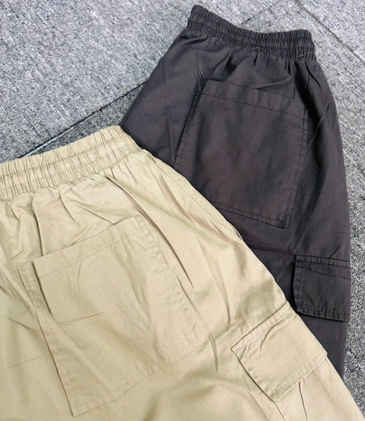 Quần short kaki nam 5 màu đen, trắng, ghi, be, xanh rêu xuất Nhật