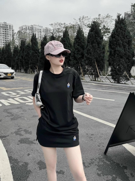 Bộ cotton chân váy Who.A.U mẹ 2 màu be, đen
