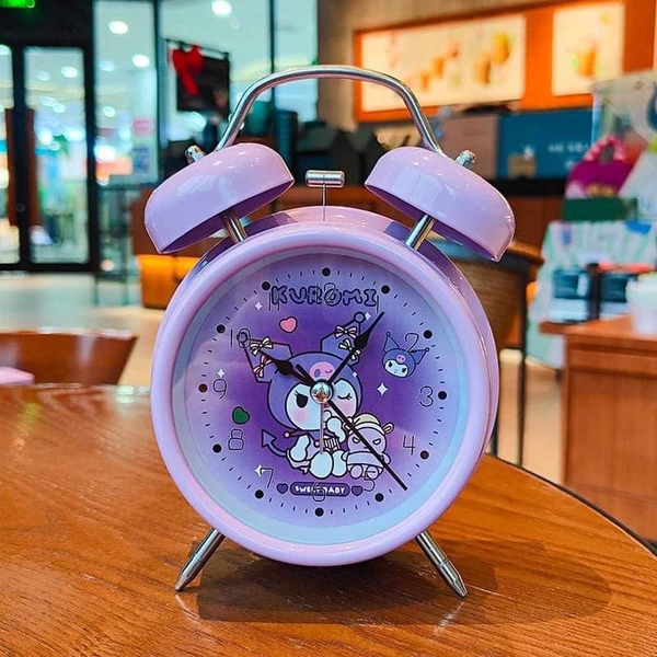 Đồng hồ báo thức 3 mẫu Melody, Kuromi, Pompom